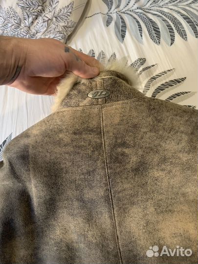 Дубленка мужская италия оригинал мех ягненка