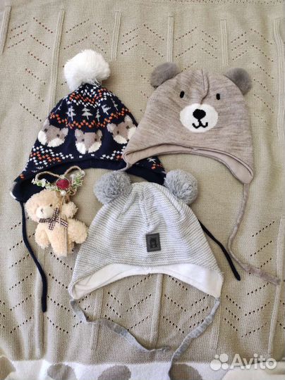 Шапка для мальчика 44 46 48