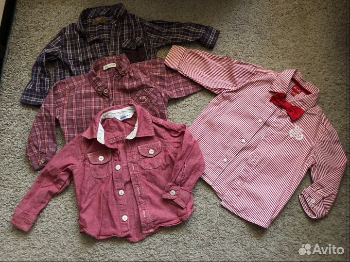 Рубашки 1годик