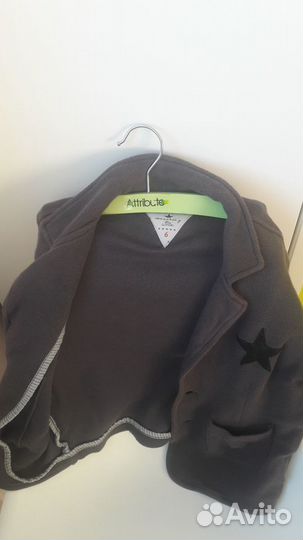 Пиджак хлопок 6-8лет