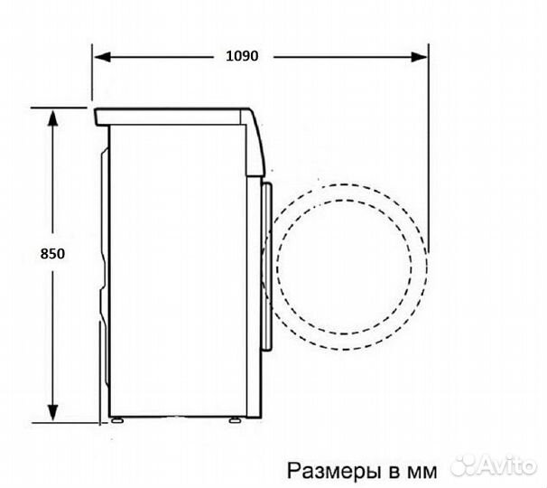 Стиральная машина weissgauff WMD 61212 Inverter Steam