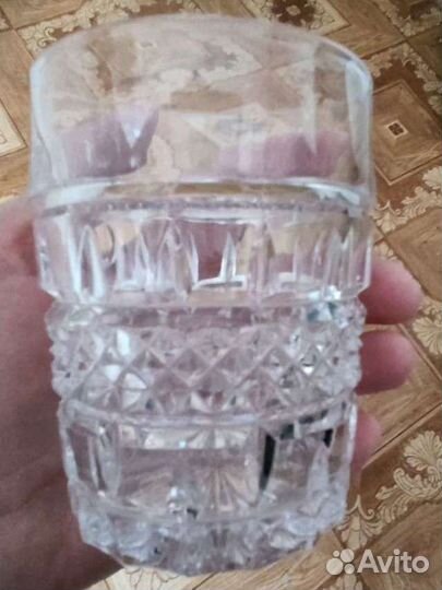 Хрустальные стаканы для виски. Богемия