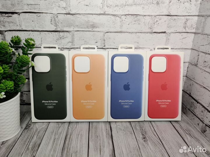 Оригинальный чехол iPhone 15 Pro Max Silicone Case
