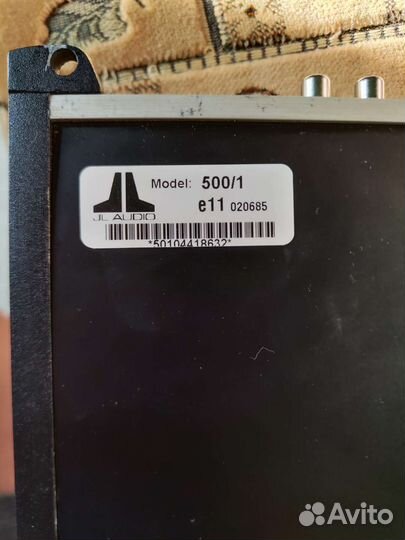 Усилитель jl audio 500/1 v1