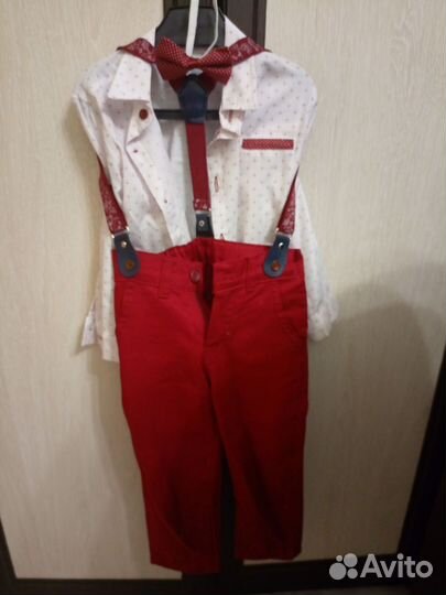 Новогодний костюм для мальчика 92