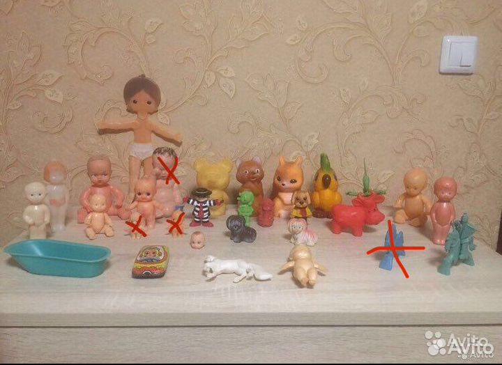 Игрушки, пупсы времен СССР