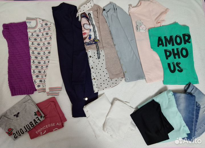 Одежда для девочки пакетом 158 рост