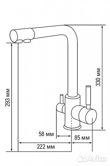 Смеситель Gerdamix stenly