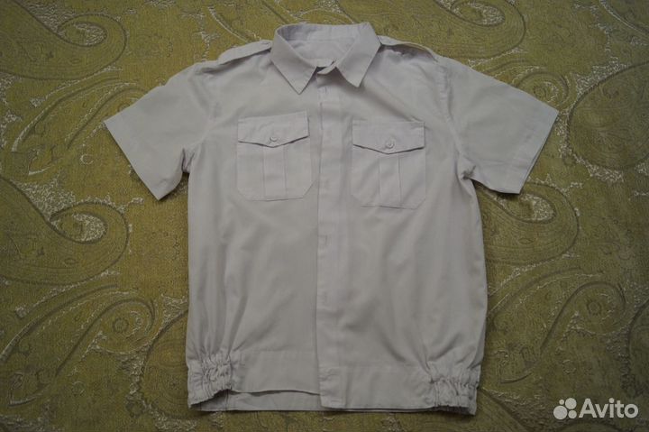 Рубашка под погоны с коротким рукавом
