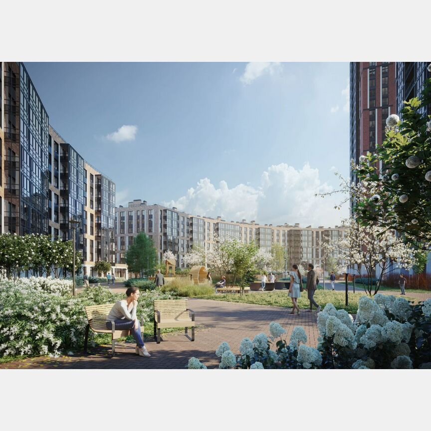 1-к. квартира, 50,1 м², 2/25 эт.