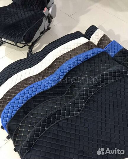 Накидки на сидения велюр с боками