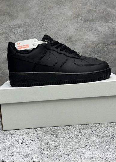 Кроссовки Nike Air Force 1 Supreme Black