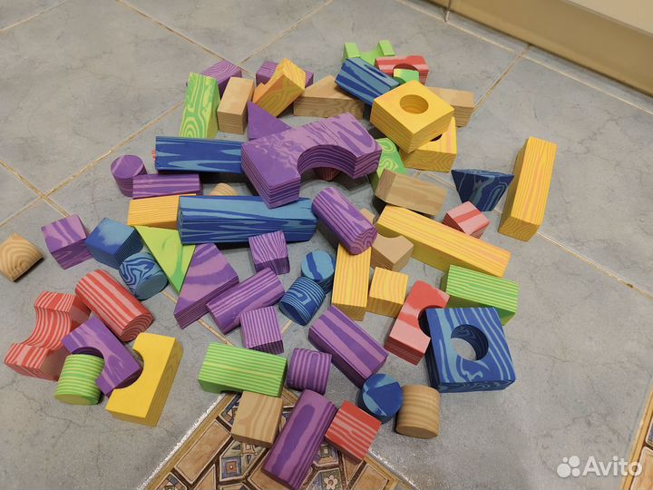 Кубики мягкие конструктор little hero