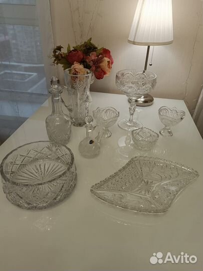 Ваза / креманка хрустальная СССР