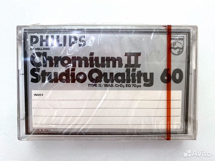 Аудиокассета philips chromium II CSQ 60