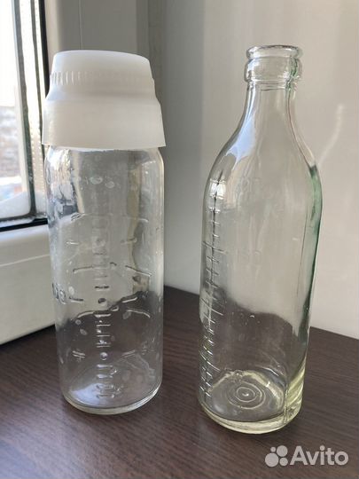 Бутылочки для кормления стекло СССР