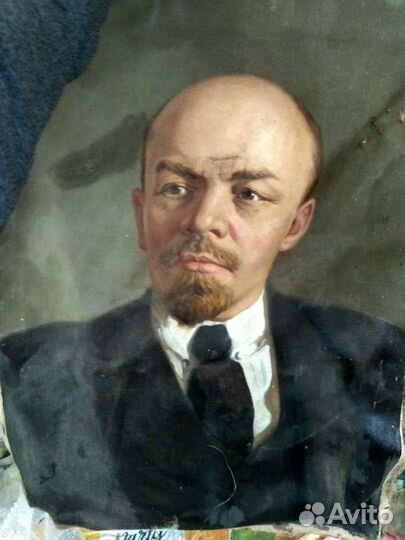 Портрет Ленина 60 годов