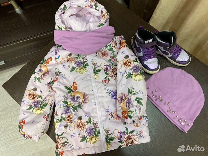 Пакет одежды для девочки 3-4 года