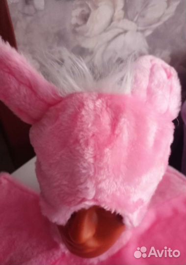 Костюм зайки, шапка и воротник