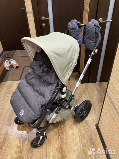 Коляска bugaboo + автокресло + аксессуары