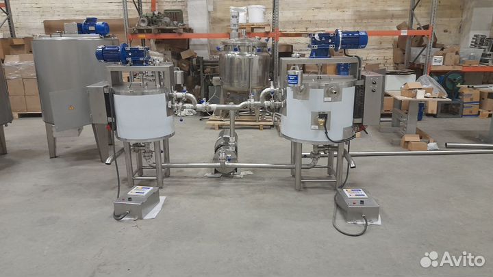 Реактор для производства косметики шампуней кремов