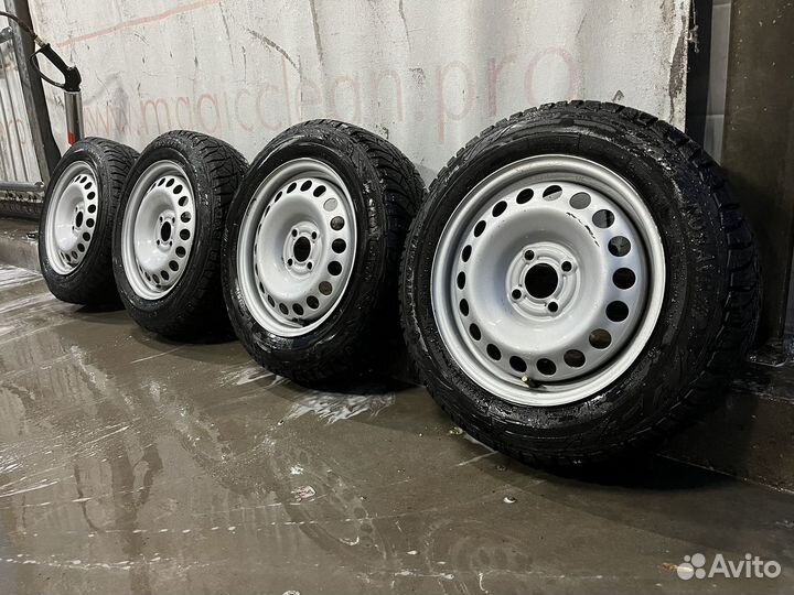 Зимние колеса r15 4/100 dia 60.1 vesta, logan