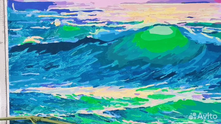 Картина Море на Закате для Интерьера по номерам