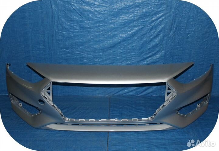 Бампер передний Hyundai Solaris 2017 в цвет