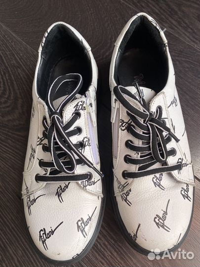 Туфли для девочки 35 размер кожаные