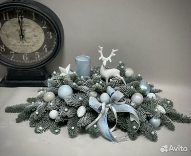 Рождественские композиции из датской ели