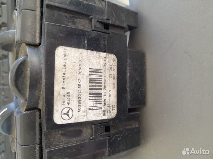 Мерседес Вито Блок управления климат контролем