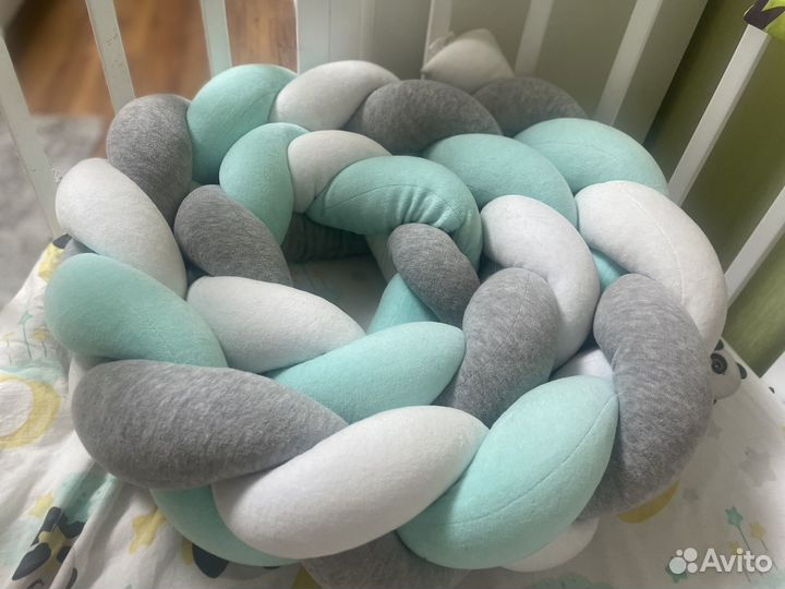 Бортик косичка