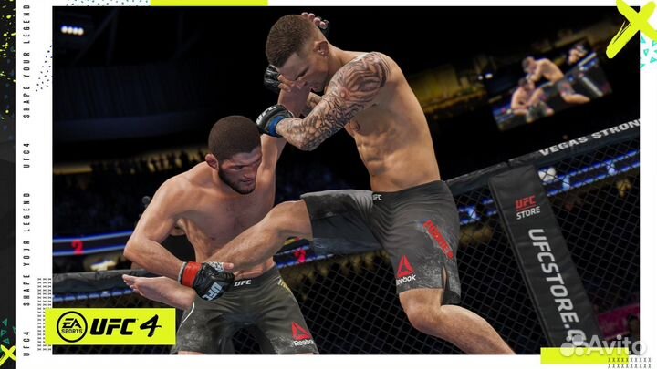 UFC 4 диск игра ps4 ps5