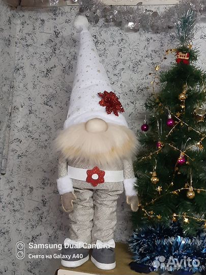 Гномик под ёлочку, ручная работа