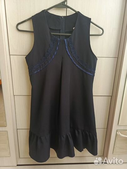 Сарафан школьный тёмно-синий