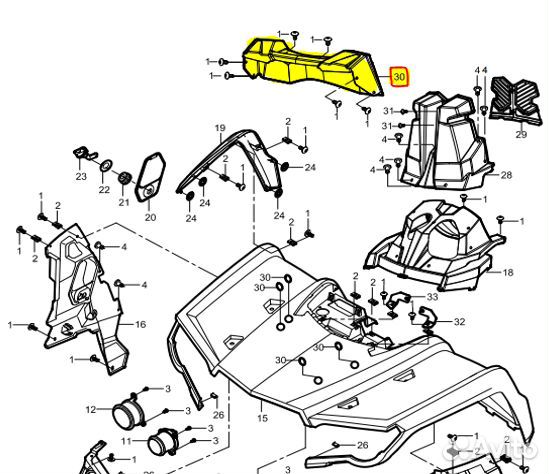 Верхняя крышка радиатора выноса радиатора odes Mud