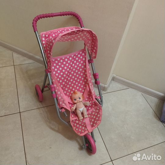 Каляска детская игрушечная и игрушка