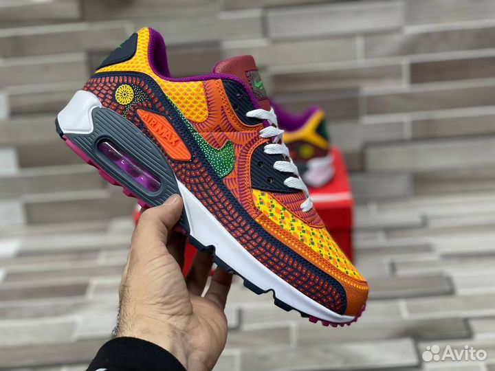 Кроссовки Nike Air Max 90 Dia DE Muertos (41-45)