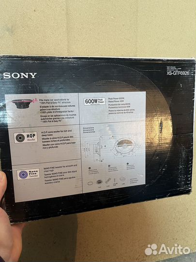Колонки sony xs-gtf6926