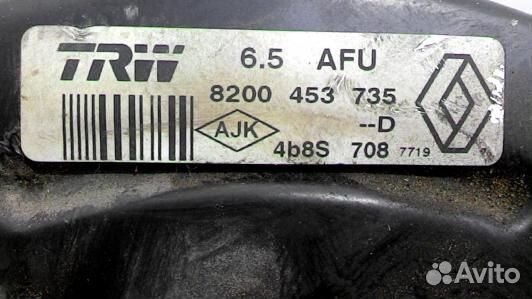 Вакуумный усилитель тормозов renault scenic 2 (47B