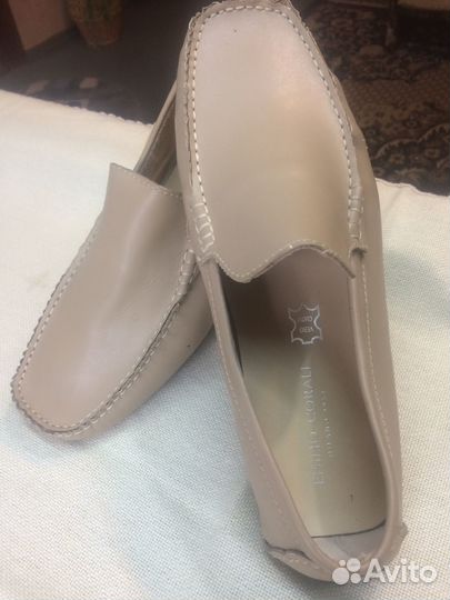 Туфли муж 43 р натур кожа легкие новые италия