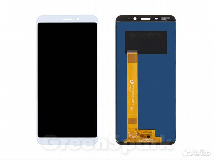 Дисплей для Meizu M6S +тач белый