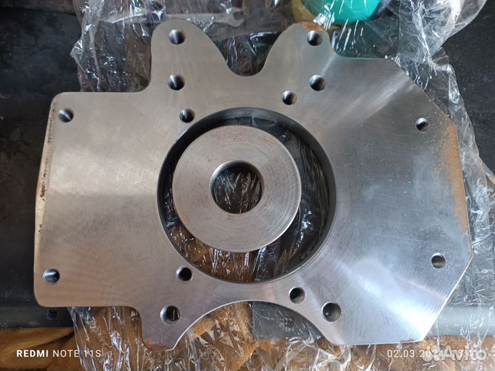 Переходная плита с ом616 на кпп УАЗ