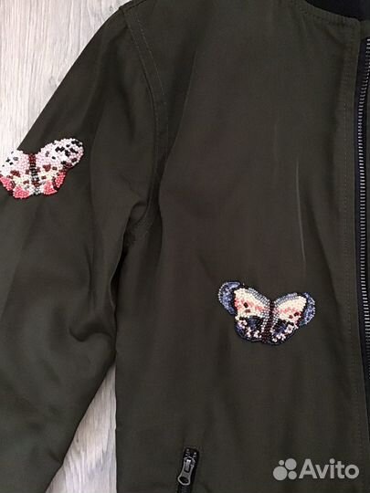 Бомбер для девочки 9-10 лет