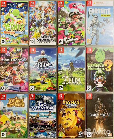 Игры Nintendo Switch: Ведьмак 3, Gta, Zelda купить в Белгороде ...