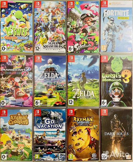 Игры Nintendo Switch: Ведьмак 3, Gta, Zelda