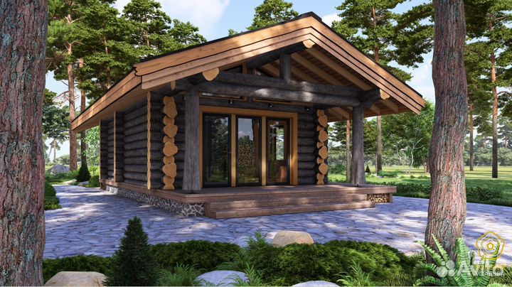 Сруб для бани 6 на 4