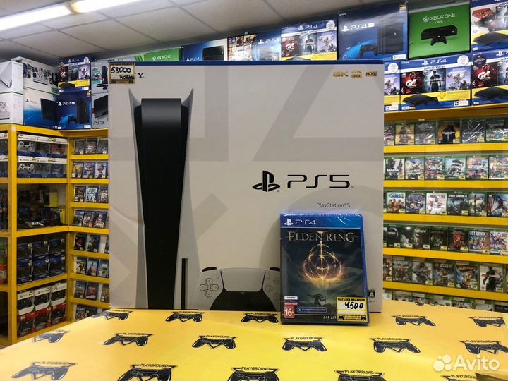 PS5 Новая + Elden Ring