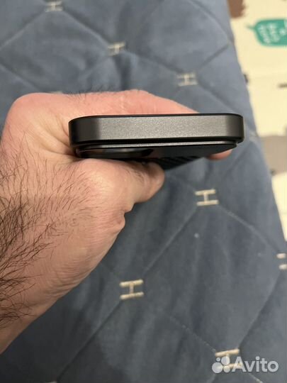 Чехол на iPhone 13 алюминий черный металл