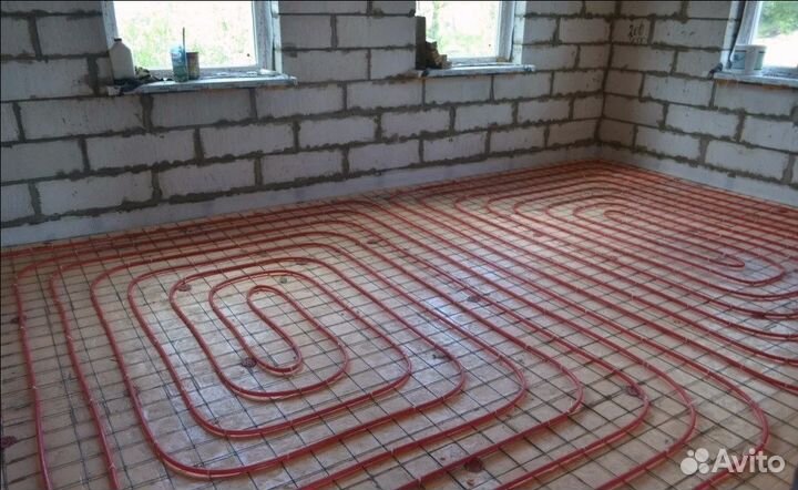 Отопление, тёплый пол работаю сам